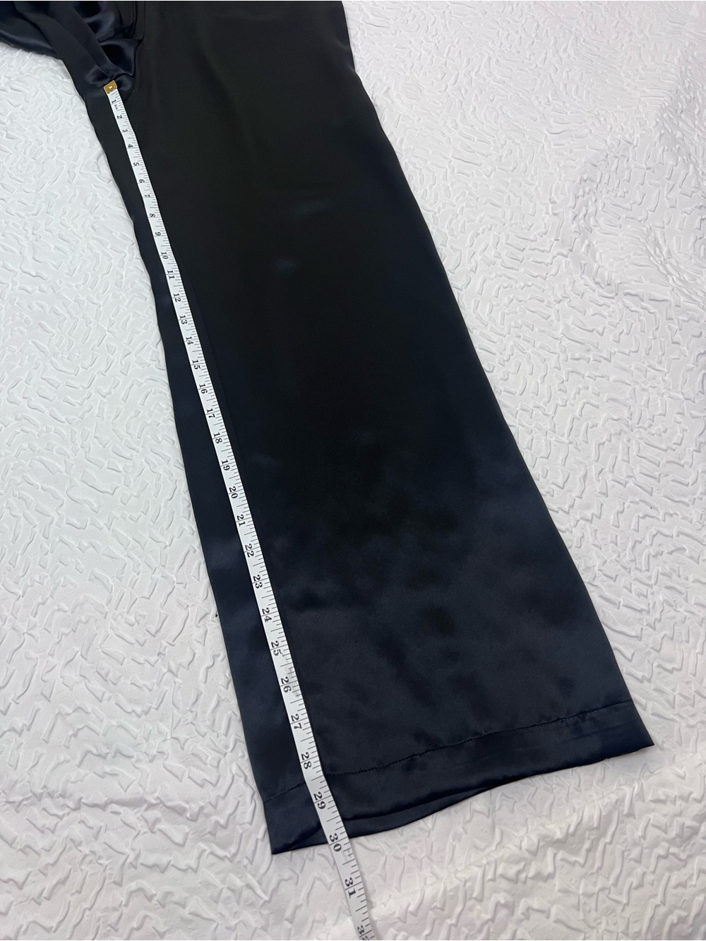 Reformation Olina Wide Leg Silk Pants Black Dressy Size Small Women’s - Picture 7 of 11